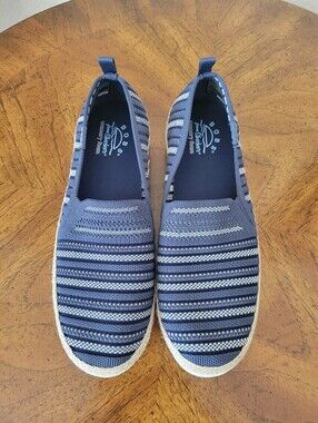 BOBS Flexpadrille 3.0 Moon Edge Slip-on Shoes, Navy, 8, NWOT